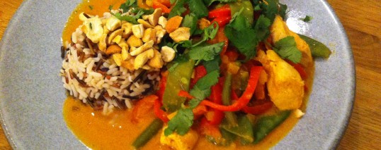 Curry de poulet coloré et léger léger…
