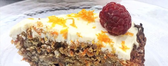 Carrot cake (sans gluten/ sans matière grasse)